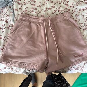 YoungLA Women's Mauve Athletic Shorts